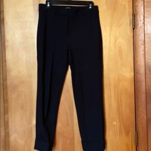 WHBM the girlfriend black ponte pant